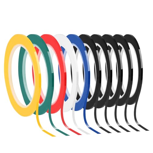 FAMCUCHE 10 Rollen Whiteboard Klebeband, 3mm * 66m Whiteboard Tape, PET Artist Tape, Selbstklebendes Klebeband Für Whiteboards, Blackboard, Notebook(6 Farben). FAMCUCHE 10 Rollen Whiteboard Klebeband, 3mm * 66m Whiteboard Tape, PET Artist Tape, Selbstklebendes Klebeband Für Whiteboards, Blackboard, Notebook(6 Farben). von FAMCUCHE