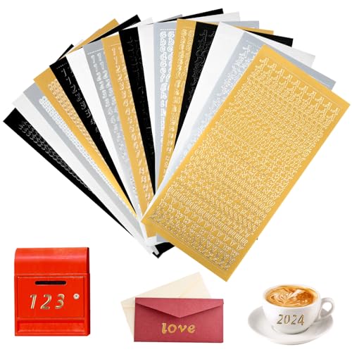 Wachsbuchstaben für Kerzen, 16 Blätter Buchstaben Aufkleber Alphabet Zahlen Groß und Kleinbuchstaben, Buchstaben Zahlen Aufkleber, Klebebuchstaben Gold für Kerzen Hochzeit Ramadan Taufe, 4 Farben Wachsbuchstaben für Kerzen, 16 Blätter Buchstaben Aufkleber Alphabet Zahlen Groß und Kleinbuchstaben, Buchstaben Zahlen Aufkleber, Klebebuchstaben Gold für Kerzen Hochzeit Ramadan Taufe, 4 Farben von FAMCUCHE