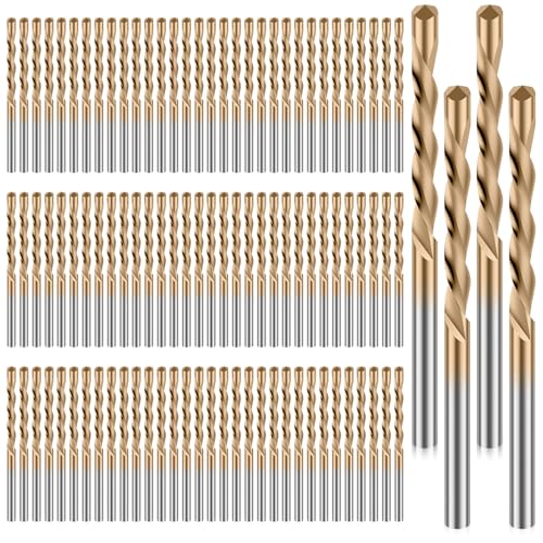 Trockenbau-Bits, 1/8 Zoll Spiralsägenspitzen-Bit-Set, Führungsspitzen-Fräser-Bits für Trockenbau, Holz, Holzbearbeitung, 100 Stück Trockenbau-Bits, 1/8 Zoll Spiralsägenspitzen-Bit-Set, Führungsspitzen-Fräser-Bits für Trockenbau, Holz, Holzbearbeitung, 100 Stück von FAMIWIN