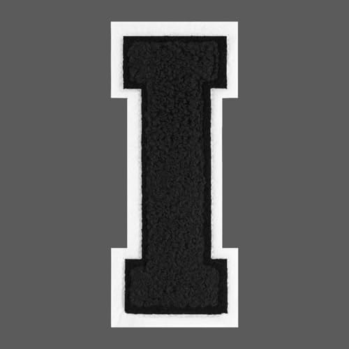 FANCIBAND Letterman-Jacken-Flicken zum Aufbügeln, 11,4 cm, schwarz, Buchstaben zum Aufbügeln, Chenille, Varsity-Buchstaben, Patch für Kleidung, Jacke, Kapuzenpullover, Varsity I FANCIBAND Letterman-Jacken-Flicken zum Aufbügeln, 11,4 cm, schwarz, Buchstaben zum Aufbügeln, Chenille, Varsity-Buchstaben, Patch für Kleidung, Jacke, Kapuzenpullover, Varsity I von FANCIBAND