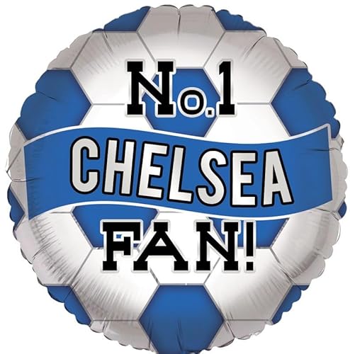 FANCYDRESSCOZ Chelsea Ballon Nummer 1 Chelsea Fan Geburtstag Folienballon No.1 Chelsea Fan Ballon – Marineblau und Weiß FANCYDRESSCOZ Chelsea Ballon Nummer 1 Chelsea Fan Geburtstag Folienballon No.1 Chelsea Fan Ballon – Marineblau und Weiß von FANCYDRESSCOZ