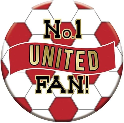 Nummer 1 United Fan Folienballon Geburtstag No.1 Fan - Rot und Weiß Nummer 1 United Fan Folienballon Geburtstag No.1 Fan - Rot und Weiß von FANCYDRESSCOZ