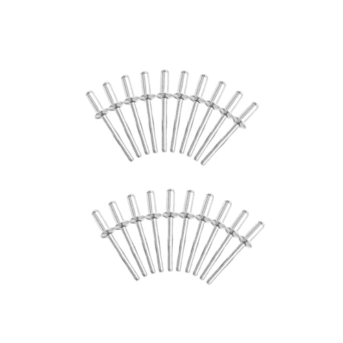 FANGHUOCL Niet Aluminium Blindniet Für Die Reparatur Luft- Und Raumfahrt BAU Automobilindustrie Blech, 20 Stück,6mm*25mm von FANGHUOCL