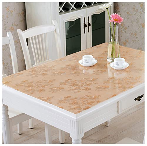 FANIVIN Haushalt Küche PVC Tischdecke Tischmatte Schreibtisch Tischfolie Tischschutz Matte Wasserdicht Gold 40 * 120CM von FANIVIN