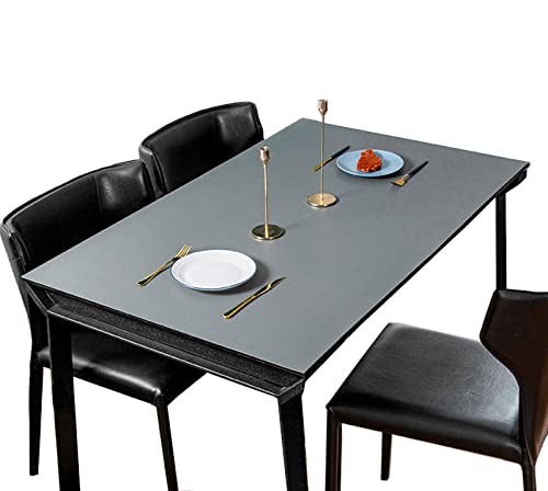 FANIVIN PU Tischdecke Tischmatte Schreibtisch Tischfolie Haushalt Küche Bürobedarf Doppelseitig Tischschutz Matte Wasserdicht Schwarz+Grau 90 * 180cm FANIVIN PU Tischdecke Tischmatte Schreibtisch Tischfolie Haushalt Küche Bürobedarf Doppelseitig Tischschutz Matte Wasserdicht Schwarz+Grau 90 * 180cm von FANIVIN