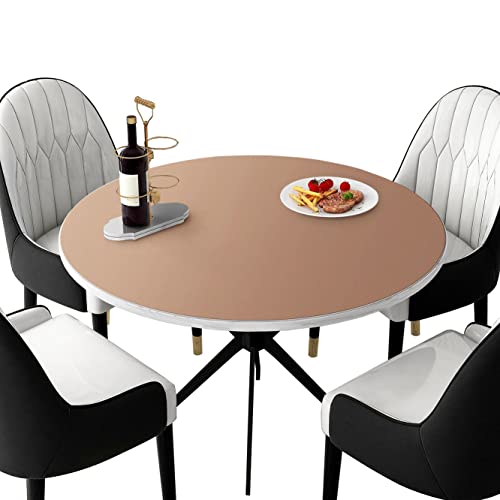 FANIVIN PU Tischdecke Tischmatte Schreibtisch Tischfolie Rund Haushalt Küche Bürobedarf Doppelseitig Tischschutz Matte Wasserdicht Rund Khaki+Grau 100cm FANIVIN PU Tischdecke Tischmatte Schreibtisch Tischfolie Rund Haushalt Küche Bürobedarf Doppelseitig Tischschutz Matte Wasserdicht Rund Khaki+Grau 100cm von FANIVIN