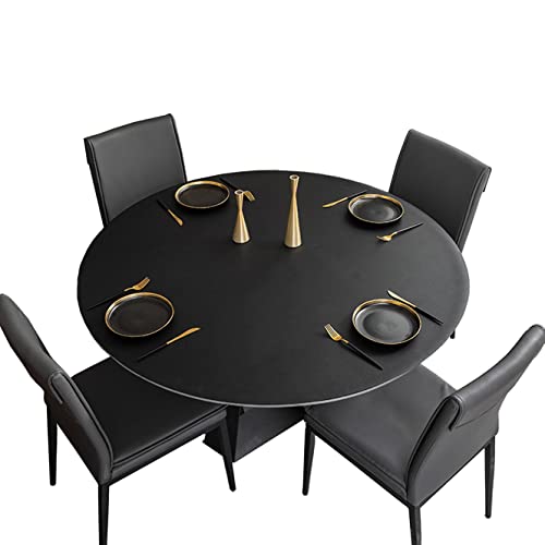 FANIVIN PU Tischdecke Tischmatte Schreibtisch Tischfolie Rund Haushalt Küche Bürobedarf Multifunctional Tischschutz Matte Wasserdicht Schwarz 100cm FANIVIN PU Tischdecke Tischmatte Schreibtisch Tischfolie Rund Haushalt Küche Bürobedarf Multifunctional Tischschutz Matte Wasserdicht Schwarz 100cm von FANIVIN