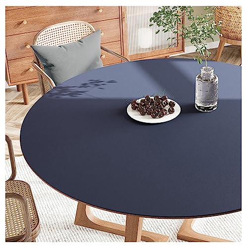 FANIVIN PU Tischdecke Tischmatte Tischfolie Schreibtisch Rund Haushalt Küche Bürobedarf Tischschutz Matte Einseitig Wasserdicht Multifunctional Dunkel Blau 55cm FANIVIN PU Tischdecke Tischmatte Tischfolie Schreibtisch Rund Haushalt Küche Bürobedarf Tischschutz Matte Einseitig Wasserdicht Multifunctional Dunkel Blau 55cm von FANIVIN