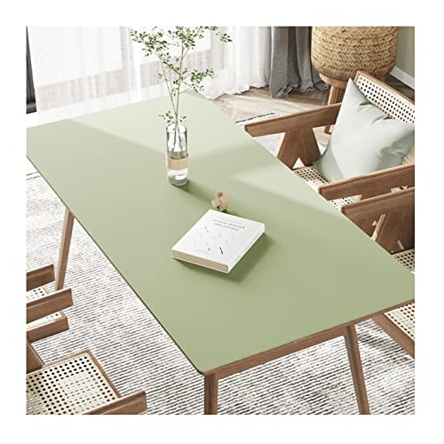 FANIVIN PU Tischdecke Tischmatte Tischfolie Schreibtisch Tischschutz Matte Haushalt Küche Bürobedarf Einseitig Wasserdicht Multifunctional Grün 40 * 50cm(2PCS) von FANIVIN