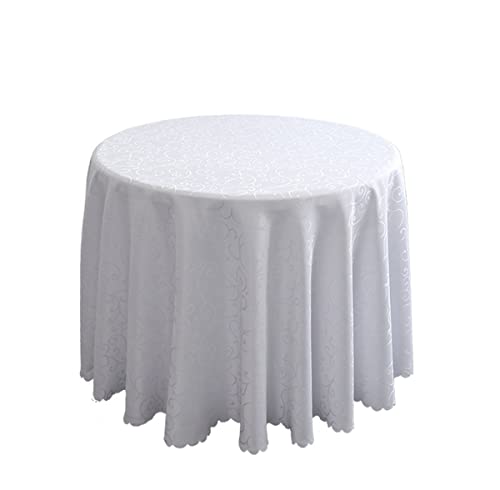 FANIVIN Polyester Tischdecke Tischtuch Tischwäsche Couchtisch Küchentischabdeckung Tafeltuch Rund Weiß Durchmesser 320CM FANIVIN Polyester Tischdecke Tischtuch Tischwäsche Couchtisch Küchentischabdeckung Tafeltuch Rund Weiß Durchmesser 320CM von FANIVIN