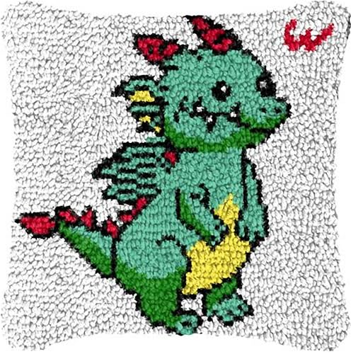 FANKXIUXI Knüpfhaken-Set,DIY-Tier-Thema,Teppichkissen,Häkelkissen,Teppich,Nähen,Knüpfkissen, kreatives Geschenk für Kinder, Erwachsene,Anfänger,Dinosaurier FANKXIUXI Knüpfhaken-Set,DIY-Tier-Thema,Teppichkissen,Häkelkissen,Teppich,Nähen,Knüpfkissen, kreatives Geschenk für Kinder, Erwachsene,Anfänger,Dinosaurier von FANKXIUXI
