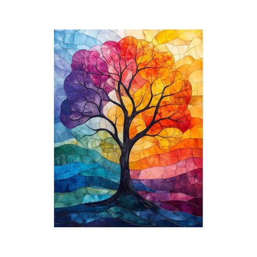 Diamond Painting Erwachsene, 5D Volldiamant Malen Nach Zahlen Baum mit Diamond Painting Zubehör 70 x 50CM, Diamant Strasssteine Bastelset Erwachsene, DIY set für Wanddeko Wohnzimmer Abstrakt 258-0595 Diamond Painting Erwachsene, 5D Volldiamant Malen Nach Zahlen Baum mit Diamond Painting Zubehör 70 x 50CM, Diamant Strasssteine Bastelset Erwachsene, DIY set für Wanddeko Wohnzimmer Abstrakt 258-0595 von FANLIGZU