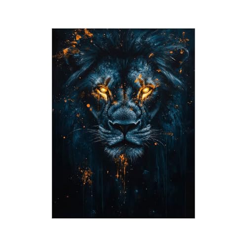 Diamond Painting Erwachsene, 5D Volldiamant Malen Nach Zahlen LöWe mit Diamond Painting Zubehör 135 x 100 cm, Diamant Strasssteine Bastelset Erwachsene, DIY set für Wanddeko Wohnzimmer Tier 258-2724 Diamond Painting Erwachsene, 5D Volldiamant Malen Nach Zahlen LöWe mit Diamond Painting Zubehör 135 x 100 cm, Diamant Strasssteine Bastelset Erwachsene, DIY set für Wanddeko Wohnzimmer Tier 258-2724 von FANLIGZU