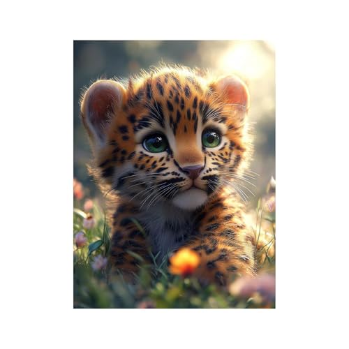 Diamond Painting Erwachsene, Diamant Painting Bilder Leopard, 5D Diamond Malen Nach Zahlen Erwachsene 100 x 135cm, Strasssteine Tier Stickerei Embroidery Kit, Leinwand Bilder Deko Wohnzimmer 258-2556 Diamond Painting Erwachsene, Diamant Painting Bilder Leopard, 5D Diamond Malen Nach Zahlen Erwachsene 100 x 135cm, Strasssteine Tier Stickerei Embroidery Kit, Leinwand Bilder Deko Wohnzimmer 258-2556 von FANLIGZU