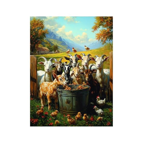 Diamond Painting Erwachsene, Diamant Painting Bilder Schaf, 5D Diamond Malen Nach Zahlen Erwachsene 100x135CM, Farbe Strasssteine Huhn Stickerei Embroidery Kit,Leinwand Bilder Deko Wohnzimmer 258-0429 Diamond Painting Erwachsene, Diamant Painting Bilder Schaf, 5D Diamond Malen Nach Zahlen Erwachsene 100x135CM, Farbe Strasssteine Huhn Stickerei Embroidery Kit,Leinwand Bilder Deko Wohnzimmer 258-0429 von FANLIGZU