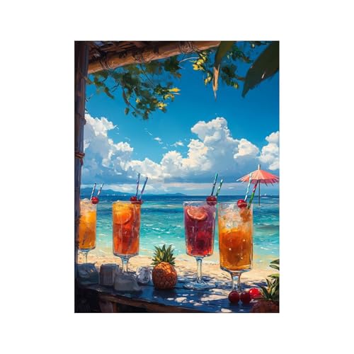 Diamond Painting Erwachsene, Diamant Painting Bilder Sommer, 5D Diamond Malen Nach Zahlen Erwachsene 30 x 40 CM, Strasssteine Strand Stickerei Embroidery Kit, Leinwand Bilder Deko Wohnzimmer 258-2251 Diamond Painting Erwachsene, Diamant Painting Bilder Sommer, 5D Diamond Malen Nach Zahlen Erwachsene 30 x 40 CM, Strasssteine Strand Stickerei Embroidery Kit, Leinwand Bilder Deko Wohnzimmer 258-2251 von FANLIGZU