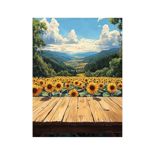 Diamond Painting Erwachsene, Diamant Painting Bilder Sonnenblume, Diamond Malen Nach Zahlen Erwachsene 60 x 80 CM, Strasssteine Landschaft Stickerei Embroidery Kit,Leinwand Bilder Zimmer Deko 258-0652 Diamond Painting Erwachsene, Diamant Painting Bilder Sonnenblume, Diamond Malen Nach Zahlen Erwachsene 60 x 80 CM, Strasssteine Landschaft Stickerei Embroidery Kit,Leinwand Bilder Zimmer Deko 258-0652 von FANLIGZU