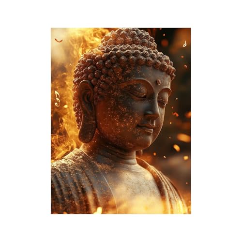 Diamond Painting Erwachsene, Diamant Painting Bilder Zen, 5D Diamond Malen Nach Zahlen Erwachsene 50 x 70 CM, Strasssteine Landschaft Stickerei Embroidery Kit, Leinwand Bilder Deko Wohnzimmer 258-2273 von FANLIGZU