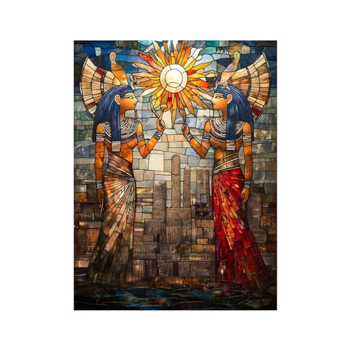 Diamond Painting Erwachsene, Volldiamant Malen Nach Zahlen äGypten mit Diamond Painting Zubehör 70 x 50CM, Diamant Strasssteine Bastelset Erwachsene, DIY set für Wanddeko Wohnzimmer Abstrakt 258-0610 Diamond Painting Erwachsene, Volldiamant Malen Nach Zahlen äGypten mit Diamond Painting Zubehör 70 x 50CM, Diamant Strasssteine Bastelset Erwachsene, DIY set für Wanddeko Wohnzimmer Abstrakt 258-0610 von FANLIGZU