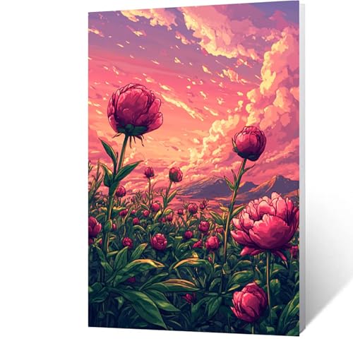Diamond Painting Erwachsene Blume, 5D Volldiamant Malen Nach Zahlen Landschaft mit Diamond Painting Zubehör, Runde Diamant Strasssteine Bastelset Erwachsene, für Zimmer Deko 100 x 150cm Model-11730 Diamond Painting Erwachsene Blume, 5D Volldiamant Malen Nach Zahlen Landschaft mit Diamond Painting Zubehör, Runde Diamant Strasssteine Bastelset Erwachsene, für Zimmer Deko 100 x 150cm Model-11730 von FANLIGZU