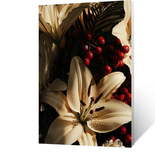 Diamond Painting Erwachsene Blume, 5D Volldiamant Malen Nach Zahlen PflanZen mit Diamond Painting Zubehör, Runde Diamant Strasssteine Bastelset Erwachsene, DIY set für Zimmer Deko 60x85 cm Model-13575 Diamond Painting Erwachsene Blume, 5D Volldiamant Malen Nach Zahlen PflanZen mit Diamond Painting Zubehör, Runde Diamant Strasssteine Bastelset Erwachsene, DIY set für Zimmer Deko 60x85 cm Model-13575 von FANLIGZU