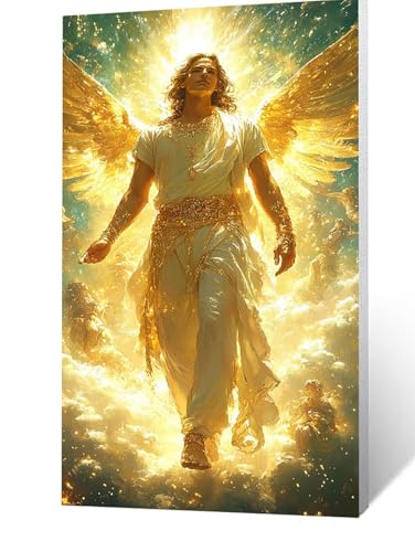 Diamond Painting Erwachsene Engel Diamant Painting Bilder FlüGel, 5D Malen Nach Zahlen Erwachsene mit Diamond 40 x 20 CM, Strasssteine Stickerei Embroidery kit, Leinwand Bilder Zimmer Deko FLZ-1742 von FANLIGZU