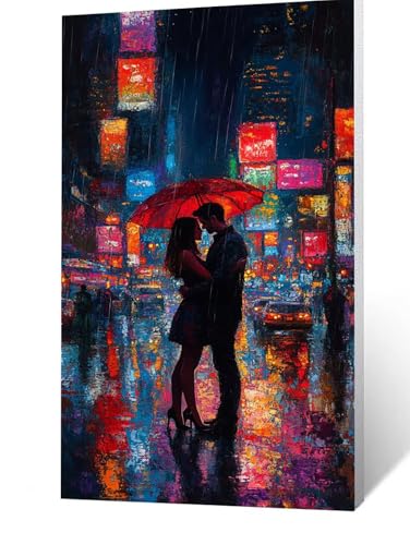 Diamond Painting Erwachsene Paar Diamant Painting Bilder Stadt, 5D Malen Nach Zahlen Erwachsene mit Diamond 40 x 80 cm, Farbe Strasssteine Stickerei Embroidery kit, Leinwand Bilder Zimmer Deko FLZ1785 Diamond Painting Erwachsene Paar Diamant Painting Bilder Stadt, 5D Malen Nach Zahlen Erwachsene mit Diamond 40 x 80 cm, Farbe Strasssteine Stickerei Embroidery kit, Leinwand Bilder Zimmer Deko FLZ1785 von FANLIGZU