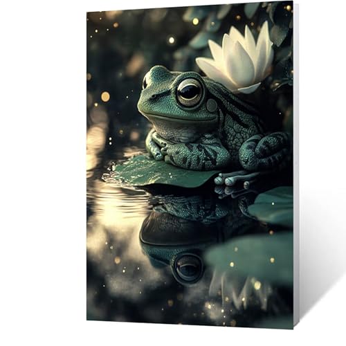 Diamond Painting Erwachsene Tier Diamant Painting Bilder Frosch, 5D Malen Nach Zahlen Erwachsene mit Diamond, Quadrat Strasssteine Stickerei Embroidery kit, Wanddeko Wohnzimmer 30 x 40CM Model-13472 Diamond Painting Erwachsene Tier Diamant Painting Bilder Frosch, 5D Malen Nach Zahlen Erwachsene mit Diamond, Quadrat Strasssteine Stickerei Embroidery kit, Wanddeko Wohnzimmer 30 x 40CM Model-13472 von FANLIGZU