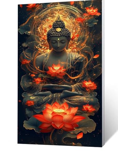 Diamond Painting Erwachsene Zen, 5D Volldiamant Malen Nach Zahlen Blume mit Diamond Painting Zubehör 60 x 120CM, Farbe Diamant Strasssteine Bastelset Erwachsene, DIY Set für Deko Wohnzimmer FLZ-1857 Diamond Painting Erwachsene Zen, 5D Volldiamant Malen Nach Zahlen Blume mit Diamond Painting Zubehör 60 x 120CM, Farbe Diamant Strasssteine Bastelset Erwachsene, DIY Set für Deko Wohnzimmer FLZ-1857 von FANLIGZU