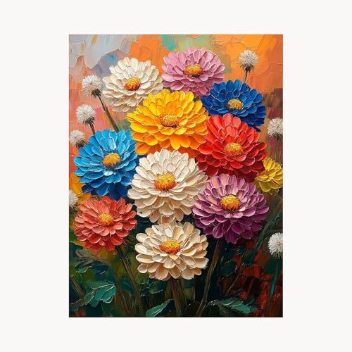 Malen Nach Zahlen Erwachsene, Malen Nach Zahlen Blume, DIY Set Erwachsene mit Acrylfarben Set Leinwand Bilder PflanZen 70x95 cm Pinselset,Paint by Numbers für Zimmer Deko Geschenke für Frauen FYH-1823 Malen Nach Zahlen Erwachsene, Malen Nach Zahlen Blume, DIY Set Erwachsene mit Acrylfarben Set Leinwand Bilder PflanZen 70x95 cm Pinselset,Paint by Numbers für Zimmer Deko Geschenke für Frauen FYH-1823 von FANLIGZU
