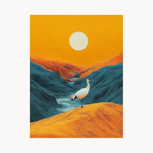 Malen Nach Zahlen Erwachsene, Malen Nach Zahlen Kran, DIY Set Erwachsene mit Acrylfarben Set Leinwand Bilder Landschaft 60x80cm Pinselset,Paint by Numbers für Zimmer Deko Geschenke für Frauen FYH-2201 Malen Nach Zahlen Erwachsene, Malen Nach Zahlen Kran, DIY Set Erwachsene mit Acrylfarben Set Leinwand Bilder Landschaft 60x80cm Pinselset,Paint by Numbers für Zimmer Deko Geschenke für Frauen FYH-2201 von FANLIGZU