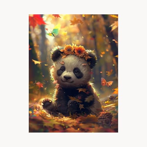 Malen Nach Zahlen Erwachsene, Malen Nach Zahlen Panda, DIY Set Erwachsene mit Acrylfarben Set Leinwand Bilder Schmetterling 60 x 80cm Pinselset, Paint by Numbers,Wanddeko Geschenke für Frauen FYH-7886 Malen Nach Zahlen Erwachsene, Malen Nach Zahlen Panda, DIY Set Erwachsene mit Acrylfarben Set Leinwand Bilder Schmetterling 60 x 80cm Pinselset, Paint by Numbers,Wanddeko Geschenke für Frauen FYH-7886 von FANLIGZU