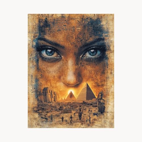 Malen Nach Zahlen Erwachsene, Malen Nach Zahlen Pyramide, DIY Set Erwachsene mit Acrylfarben Set Leinwand Bilder Frau 70 x 95 cm Pinselset, Paint by Numbers, Zimmer Deko Geschenke für Frauen FYH-1323 Malen Nach Zahlen Erwachsene, Malen Nach Zahlen Pyramide, DIY Set Erwachsene mit Acrylfarben Set Leinwand Bilder Frau 70 x 95 cm Pinselset, Paint by Numbers, Zimmer Deko Geschenke für Frauen FYH-1323 von FANLIGZU