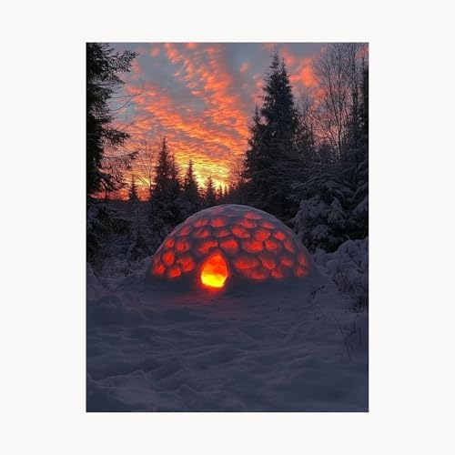 Malen Nach Zahlen Erwachsene, Malen Nach Zahlen Schneehaus, DIY Set Erwachsene mit Acrylfarben Set Leinwand Bilder Baum 60 x 80 cm Pinselset, Paint by Numbers,Zimmer Deko Geschenke für Frauen FYH-1078 Malen Nach Zahlen Erwachsene, Malen Nach Zahlen Schneehaus, DIY Set Erwachsene mit Acrylfarben Set Leinwand Bilder Baum 60 x 80 cm Pinselset, Paint by Numbers,Zimmer Deko Geschenke für Frauen FYH-1078 von FANLIGZU