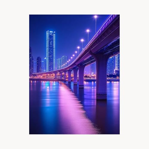 Malen Nach Zahlen Erwachsene, Malen Nach Zahlen Stadt, DIY Set Erwachsene mit Acrylfarben Set Leinwand Bilder Brücke 40 x 55 cm Pinselset,Paint by Numbers für Zimmer Deko Geschenke für Frauen FYH-7652 Malen Nach Zahlen Erwachsene, Malen Nach Zahlen Stadt, DIY Set Erwachsene mit Acrylfarben Set Leinwand Bilder Brücke 40 x 55 cm Pinselset,Paint by Numbers für Zimmer Deko Geschenke für Frauen FYH-7652 von FANLIGZU