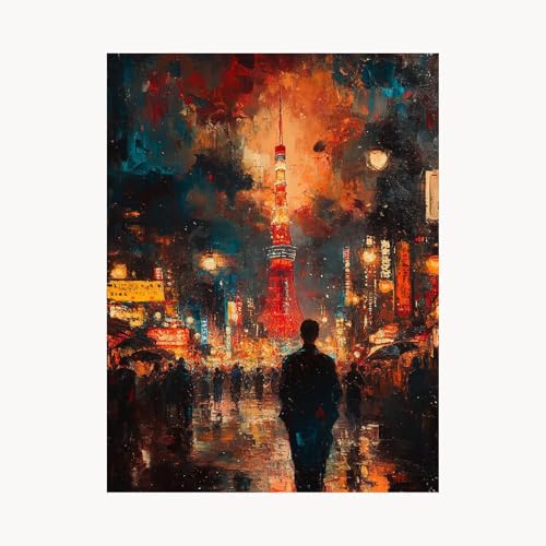Malen Nach Zahlen Erwachsene, Malen Nach Zahlen Stadt, DIY Set Erwachsene mit Acrylfarben Set Leinwand Bilder Nachtansicht 30 x 40 cm Pinselset, Paint by Numbers,Wanddeko Geschenke für Frauen FYH-2844 Malen Nach Zahlen Erwachsene, Malen Nach Zahlen Stadt, DIY Set Erwachsene mit Acrylfarben Set Leinwand Bilder Nachtansicht 30 x 40 cm Pinselset, Paint by Numbers,Wanddeko Geschenke für Frauen FYH-2844 von FANLIGZU