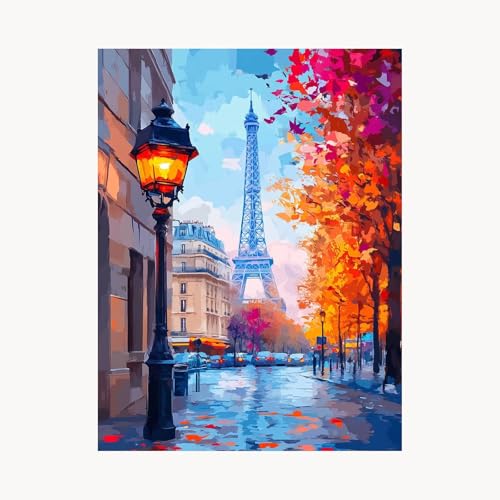 Malen Nach Zahlen Erwachsene, Malen Nach Zahlen Stadt, DIY Set Erwachsene mit Acrylfarben Set Leinwand Bilder Paris 30x40cm Pinselset,Paint by Numbers für Deko Wohnzimmer Geschenke für Frauen FYH-6346 Malen Nach Zahlen Erwachsene, Malen Nach Zahlen Stadt, DIY Set Erwachsene mit Acrylfarben Set Leinwand Bilder Paris 30x40cm Pinselset,Paint by Numbers für Deko Wohnzimmer Geschenke für Frauen FYH-6346 von FANLIGZU