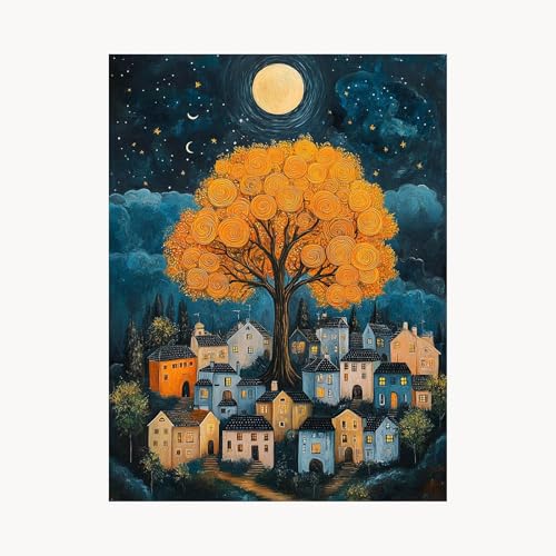 Malen Nach Zahlen Erwachsene, Malen Nach Zahlen Sternenhimmel, DIY Set Erwachsene mit Acrylfarben Set Leinwand Bilder Baum 50 x 70 cm Pinselset, Paint by Numbers,Wanddeko Geschenke für Frauen FYH-1675 Malen Nach Zahlen Erwachsene, Malen Nach Zahlen Sternenhimmel, DIY Set Erwachsene mit Acrylfarben Set Leinwand Bilder Baum 50 x 70 cm Pinselset, Paint by Numbers,Wanddeko Geschenke für Frauen FYH-1675 von FANLIGZU