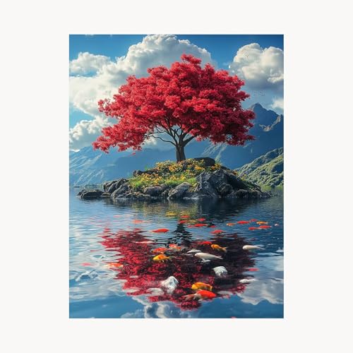 Malen Nach Zahlen Erwachsene Baum Malen Nach Zahlen Kinder Fisch, Basteln Erwachsene Leinwand Bilder 70x50 cm, DIY Set mit Pinsel Acrylfarben Farbe Leinwand, Zimmer Deko Geschenke für Frauen FYH-2608 Malen Nach Zahlen Erwachsene Baum Malen Nach Zahlen Kinder Fisch, Basteln Erwachsene Leinwand Bilder 70x50 cm, DIY Set mit Pinsel Acrylfarben Farbe Leinwand, Zimmer Deko Geschenke für Frauen FYH-2608 von FANLIGZU