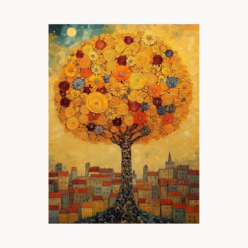 Malen Nach Zahlen Erwachsene Baum Malen Nach Zahlen Kinder Landschaft, Basteln Erwachsene Leinwand Bilder 95x70cm, DIY Set mit Pinsel Acrylfarben Farbe Leinwand, Wanddeko Geschenke für Frauen FYH-1476 Malen Nach Zahlen Erwachsene Baum Malen Nach Zahlen Kinder Landschaft, Basteln Erwachsene Leinwand Bilder 95x70cm, DIY Set mit Pinsel Acrylfarben Farbe Leinwand, Wanddeko Geschenke für Frauen FYH-1476 von FANLIGZU