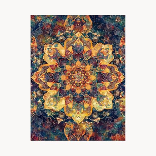 Malen Nach Zahlen Erwachsene Blume Malen Nach Zahlen Kinder Mandala, Basteln Erwachsene Leinwand Bilder 95x70cm,DIY Set mit Pinsel Acrylfarben Farbe Leinwand, Zimmer Deko Geschenke für Frauen FYH-1293 Malen Nach Zahlen Erwachsene Blume Malen Nach Zahlen Kinder Mandala, Basteln Erwachsene Leinwand Bilder 95x70cm,DIY Set mit Pinsel Acrylfarben Farbe Leinwand, Zimmer Deko Geschenke für Frauen FYH-1293 von FANLIGZU