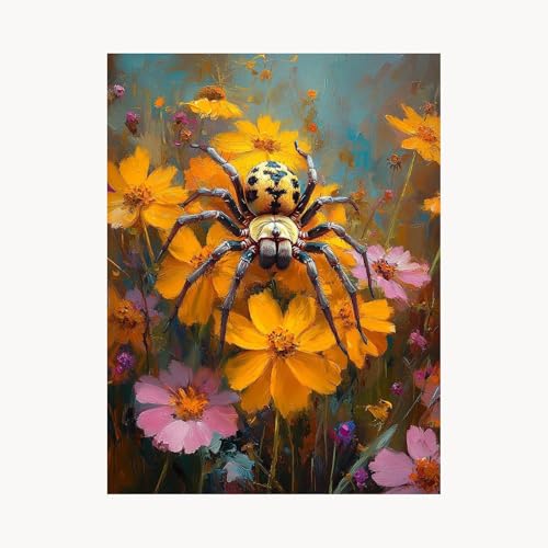Malen Nach Zahlen Erwachsene Blume Malen Nach Zahlen Kinder Spinne, Basteln Erwachsene Leinwand Bilder 70 x 50 cm, DIY Set mit Pinsel Acrylfarben Farbe Leinwand, Wanddeko Geschenke für Frauen FYH-2108 Malen Nach Zahlen Erwachsene Blume Malen Nach Zahlen Kinder Spinne, Basteln Erwachsene Leinwand Bilder 70 x 50 cm, DIY Set mit Pinsel Acrylfarben Farbe Leinwand, Wanddeko Geschenke für Frauen FYH-2108 von FANLIGZU