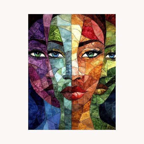 Malen Nach Zahlen Erwachsene Gesicht Malen Nach Zahlen Kinder Abstrakt, Basteln Erwachsene Leinwand Bilder 80 x 60 cm, DIY Set mit Pinsel Acrylfarben Farbe Leinwand, Geschenke für Frauen FYH-2048 Malen Nach Zahlen Erwachsene Gesicht Malen Nach Zahlen Kinder Abstrakt, Basteln Erwachsene Leinwand Bilder 80 x 60 cm, DIY Set mit Pinsel Acrylfarben Farbe Leinwand, Geschenke für Frauen FYH-2048 von FANLIGZU