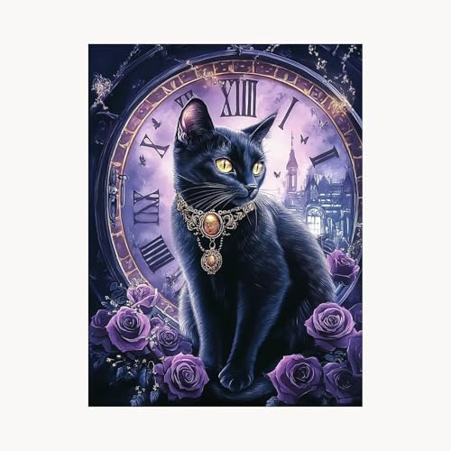 Malen Nach Zahlen Erwachsene Katze Malen Nach Zahlen Kinder Tier, Basteln Erwachsene Leinwand Bilder 70x50cm,DIY Set mit Pinsel Acrylfarben Farbe Leinwand für Zimmer Deko Geschenke für Frauen FYH-5134 von FANLIGZU