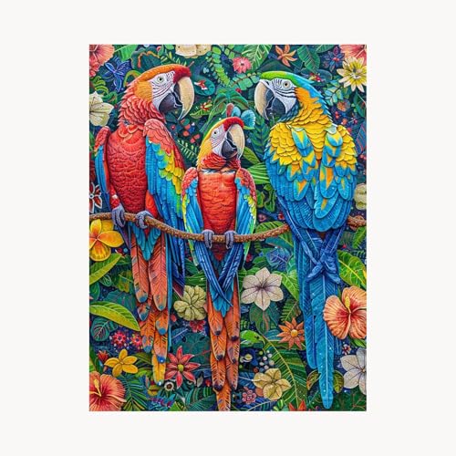 Malen Nach Zahlen Erwachsene Papagei Malen Nach Zahlen Kinder Blume, Basteln Erwachsene Leinwand Bilder 80x60cm,DIY Set mit Pinsel Acrylfarben Farbe Leinwand, Zimmer Deko Geschenke für Frauen FYH-1401 Malen Nach Zahlen Erwachsene Papagei Malen Nach Zahlen Kinder Blume, Basteln Erwachsene Leinwand Bilder 80x60cm,DIY Set mit Pinsel Acrylfarben Farbe Leinwand, Zimmer Deko Geschenke für Frauen FYH-1401 von FANLIGZU