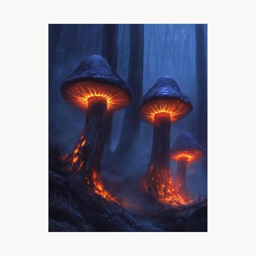 Malen Nach Zahlen Erwachsene Pilz Malen Nach Zahlen Kinder Baum, Basteln Erwachsene Leinwand Bilder 80x60cm, DIY Set mit Pinsel Acrylfarben Farbe Leinwand für Zimmer Deko Geschenke für Frauen FYH-1048 Malen Nach Zahlen Erwachsene Pilz Malen Nach Zahlen Kinder Baum, Basteln Erwachsene Leinwand Bilder 80x60cm, DIY Set mit Pinsel Acrylfarben Farbe Leinwand für Zimmer Deko Geschenke für Frauen FYH-1048 von FANLIGZU