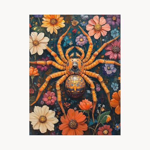 Malen Nach Zahlen Erwachsene Spinne Malen Nach Zahlen Kinder Tier, Basteln Erwachsene Leinwand Bilder 70 x 50 cm, DIY Set mit Pinsel Acrylfarben Farbe Leinwand, Wanddeko Geschenke für Frauen FYH-1803 Malen Nach Zahlen Erwachsene Spinne Malen Nach Zahlen Kinder Tier, Basteln Erwachsene Leinwand Bilder 70 x 50 cm, DIY Set mit Pinsel Acrylfarben Farbe Leinwand, Wanddeko Geschenke für Frauen FYH-1803 von FANLIGZU
