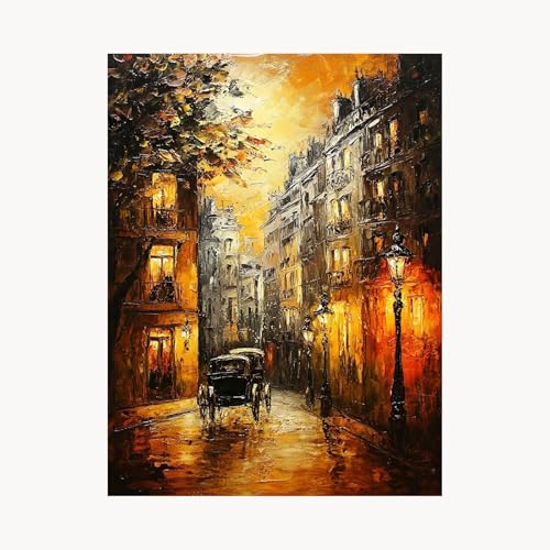 Malen Nach Zahlen Erwachsene Stadt Malen Nach Zahlen Kinder Straße, Basteln Erwachsene Leinwand Bilder 110x80 cm, DIY Set mit Pinsel Acrylfarben Farbe Leinwand, Wanddeko Geschenke für Frauen FYH-2428 Malen Nach Zahlen Erwachsene Stadt Malen Nach Zahlen Kinder Straße, Basteln Erwachsene Leinwand Bilder 110x80 cm, DIY Set mit Pinsel Acrylfarben Farbe Leinwand, Wanddeko Geschenke für Frauen FYH-2428 von FANLIGZU