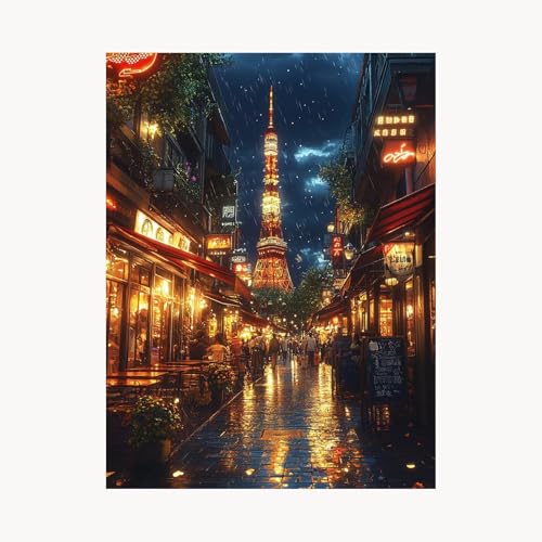 Malen Nach Zahlen Erwachsene Stadt Malen Nach Zahlen Kinder Straße, Basteln Erwachsene Leinwand Bilder 110x80 cm, DIY Set mit Pinsel Acrylfarben Farbe Leinwand, Wanddeko Geschenke für Frauen FYH-2794 Malen Nach Zahlen Erwachsene Stadt Malen Nach Zahlen Kinder Straße, Basteln Erwachsene Leinwand Bilder 110x80 cm, DIY Set mit Pinsel Acrylfarben Farbe Leinwand, Wanddeko Geschenke für Frauen FYH-2794 von FANLIGZU
