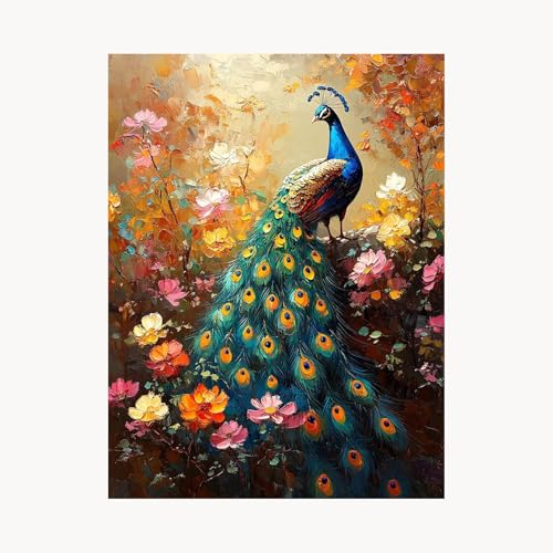Malen Nach Zahlen Erwachsene Tier Malen Nach Zahlen Kinder Pfau, Basteln Erwachsene Leinwand Bilder 40 x 30cm, DIY Set mit Pinsel Acrylfarben Farbe Leinwand, Zimmer Deko Geschenke für Frauen FYH-1667 Malen Nach Zahlen Erwachsene Tier Malen Nach Zahlen Kinder Pfau, Basteln Erwachsene Leinwand Bilder 40 x 30cm, DIY Set mit Pinsel Acrylfarben Farbe Leinwand, Zimmer Deko Geschenke für Frauen FYH-1667 von FANLIGZU